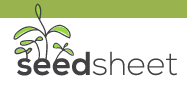 SeedSheet Logo