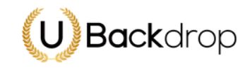 U BackDrop Logo