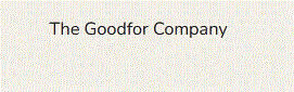 The Goodfor Company Logo