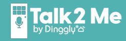 Talk2Me by Dinggly Logo