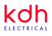KDH Electrical Logo