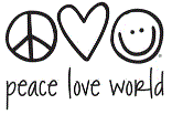 Peace Love World Logo