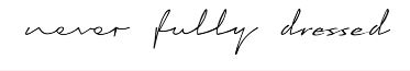 Never Fully Dressed Logo