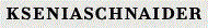 KSENIASCHNAIDER Logo