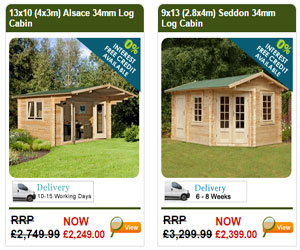 Buy Log Cabins Direct Promo