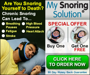 My Snoring Solution Promo