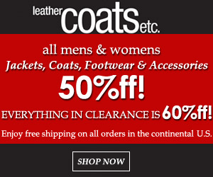 Leather Coats Etc Promo