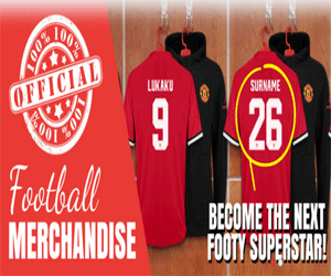 Personalised Football Gifts Promo
