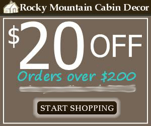 Rocky Mountain Cabin Decor Promo